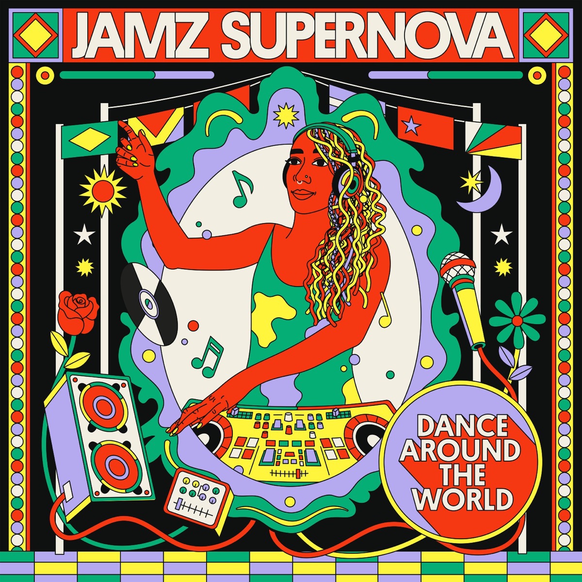Jamz Supernova — Dance Around The World cover art