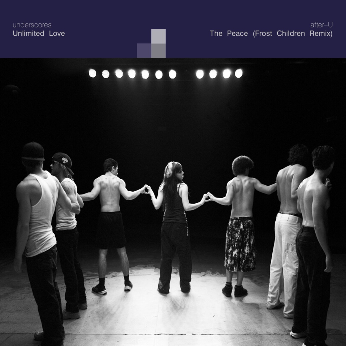 underscores — Unlimited Love b/w The Peace (Frost Children Remix) cover art
